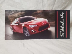 2013 SCION FR-S Showroom Sales Brochure Catalog Very Good Condition  - Bild 1 von 4