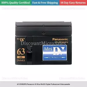 AY-DVM63PQ Panasonic 63 Minuten MiniDV Digital Professionelle Videokassette - Bild 1 von 1