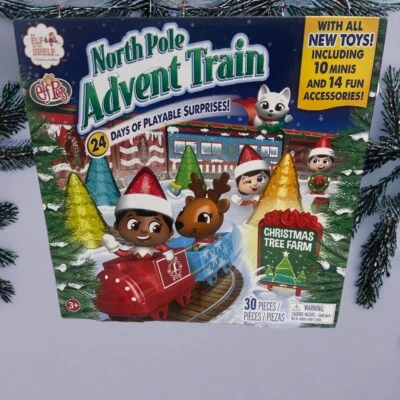THE ELF ON THE SHELF Elf on The Shelf Train Surprise Advent Calender - by Chanda Bell