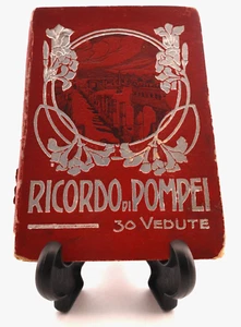 Vintage Ricordo Di Pompei 30 Views Part One w/Accordion Style Folding Photos - Picture 1 of 10