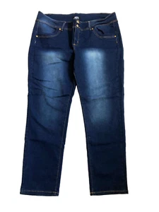 One 5 One Bump It Up 42x29,5 Dark Wash Stretch Straight Jeans Damen - Bild 1 von 7