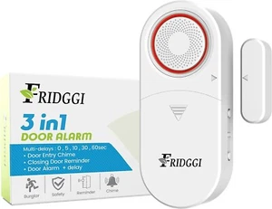 3in1 Alarm Door Alarm With Delay 80 To 120 Db Close Door Reminder Time Delay Doo - Foto 1 di 8