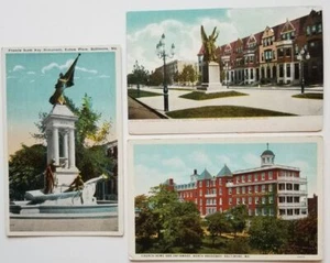 Baltimore, Maryland Postcards Qty 3 Never Postmarked - Picture 1 of 8