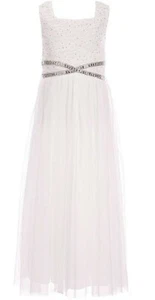 Xtraordinary Big Girl's Glamorous Square Neck Infinity Waist Ballgown-Size-14 - Picture 1 of 4