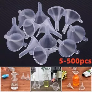 Plastic Mini Funnel Liquid Filling for Perfume Dropper Oil Lab Powder Filling - Picture 1 of 10