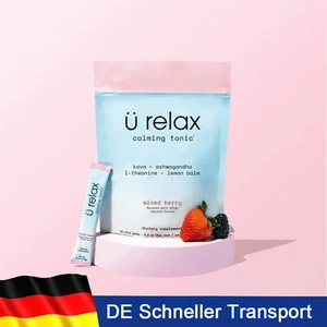 Ü Relax Calming Tonic MIXED BERRY Flavor 15 Stick Packs Servings - New/Sealed! - Bild 1 von 9