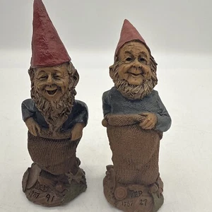 Tom Clark Gnome "REPUBLICAN / DEMOCRAT" Figurines Rep Dem Signed Political - Picture 1 of 9
