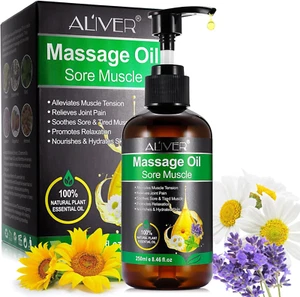 Olio Massaggio Rilassante, Relax, Alleviare Dolori Articolari per Contratture E - Foto 1 di 12