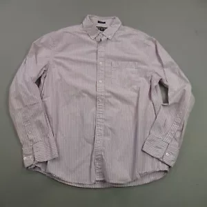 RYE Shirt Mens Large Long Sleeve Pockets Button Front Stripes - Picture 1 of 10