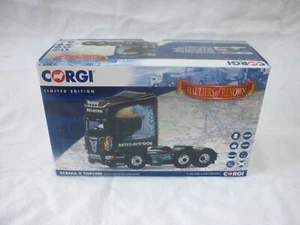 Camión moderno Corgi escala 1:50/transporte pesado CC13780 Scania Topline Hulston - Imagen 1 de 3