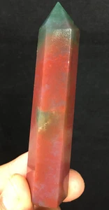 54g NATURAL Beautiful Blue Aquatic Agate Quartz Crystal POINT HEALING ic1639 - Imagen 1 de 12