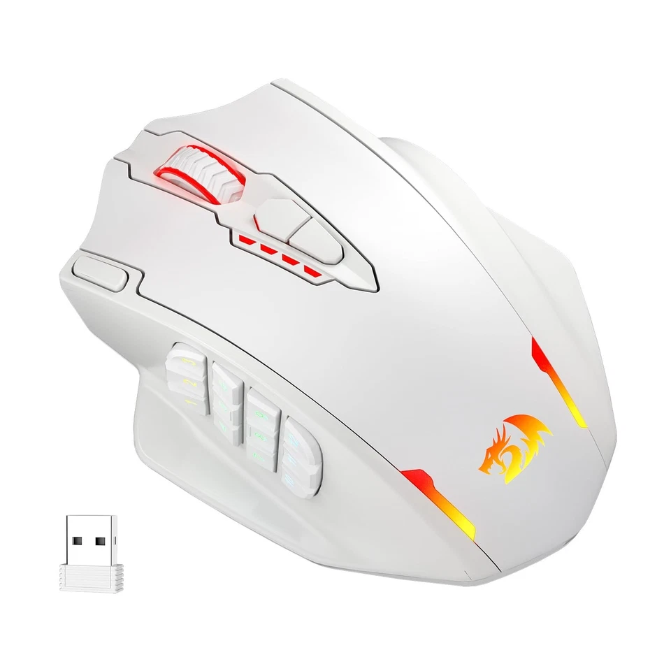 Redragon M913 Impact Elite Wireless Gaming Mouse, 16000 DPI Wired/Wireless RGB - Image 1 of 1