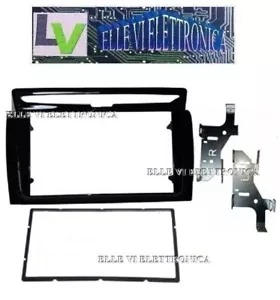 0883 RMS Mascherina Adattatore Vano Autoradio 2 DIN NERO LUCIDO Lancia Ypsilon - Foto 1 di 1