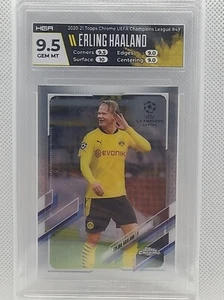 ERLING HAALAND 2020-21 TOPPS CHROME UEFA #49 HGA 9.5 DORTMUND 🔥FREE SHIPPING🔥 - Picture 1 of 2