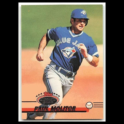 Paul Molitor #627 1993 Topps Stadium Club Toronto Blue Jays Baseball Card MLB NM - Image 1 of 3