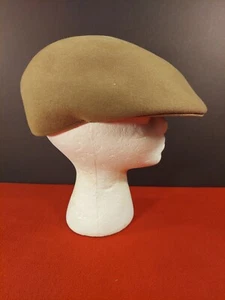 Royal Ascot Wool Riding Duckbill Hat Large Tan Wool - Picture 1 of 13