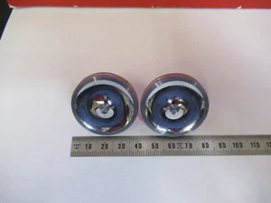 SPENCER AO PAIR KNOBS ANTIQUE MICROSCOPE PART AS PICTURED #X3-B-02 - Picture 1 of 6