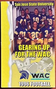 1996 San Jose Stater Spartans NCCA Football Media Guide - Picture 1 of 1