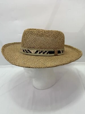 Dorfman Pacific Company Scala Adulto Mediano Paja Boater Sombrero Bandas DPC Foto 1 de 4