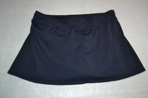 24928-a Womens Lands End Skort Skirt Shorts Gym Workout Tennis Size 14 Blue - Picture 1 of 9