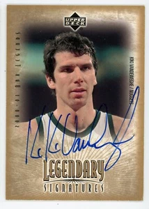2000-01 Upper Deck Legends Kiki Vandeweghe Autograph Nuggets - Imagen 1 de 1