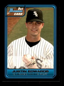 2006 Baseball Bowman Justin Edwards Chicago White Sox #DP14 DP - Picture 1 of 2