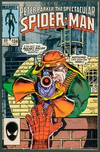 Spectacular Spider-Man 104 NM+ 9.6 Marvel 1985 - Picture 1 of 3