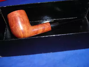 ✔️ UNSMOKED NEW JOBEY EXTRA FAWN J119 BILLIARD BIG BRIAR PIPE W/JOBEY POUCH -K2 - Picture 1 of 15