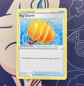 Pokémon TCG Big Charm Sword & Shield Base Set 158/202 Regular Uncommon NM - Picture 1 of 1