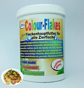 Flockenhauptfutter 1 Liter Dose Flockenfutter Fischfutter für alle Zierfische - Bild 1 von 3