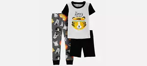 Carters Girls/Boys 3-Piece Cotton Pajama Set (Tiger, size 8) NWT - Picture 1 of 1