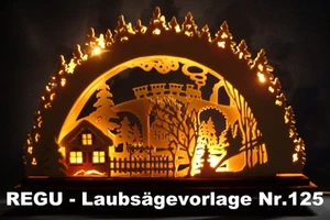 REGU - Laubsägevorlagen - Motiv " Reise durch´s Erzgebirge "Nr.125 SCHWIBBOGEN ! - Bild 1 von 4
