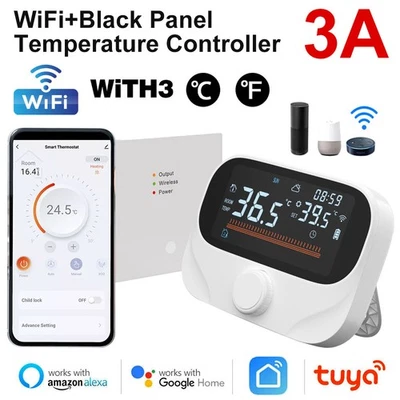 Wi-Fi Smart Thermostat Programmable Gas Boiler Temperature with RF Receiver APP - Image 1 of 4
