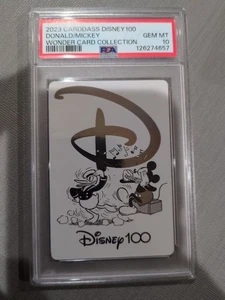 Mickey And Donald Holo Disney 100 Wonder Card Collection PSA 10 Pop 7 - Picture 1 of 2