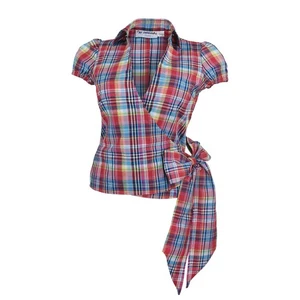 Bluse Wickelbuse Posten Karobluse By Johanna Mehrfarbig By Johanna 5 Stück - Bild 1 von 5