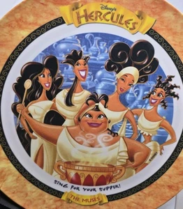 Vintage 90er McDonalds Disney Herkules Teller Die Musen singen zum Abendessen Melamin - Bild 1 von 9