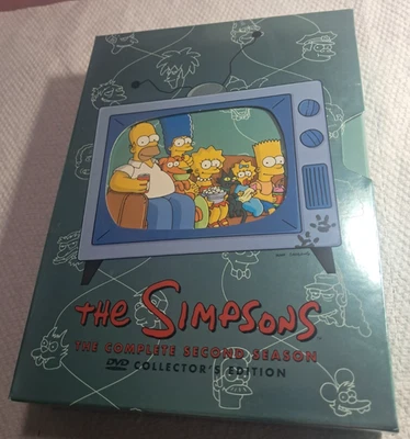 The Simpsons Complete Second Season 4 Disc DVD Collector's Edition Dolby Digital - Image 1 of 4