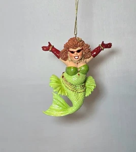 Dicembre Diamanti REGINA DEL GIORNO Verde Glitzy Sirena Ornamento 55-90784 2012 - Foto 1 di 16