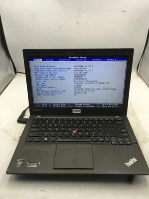 LENOVO THINKPAD X240 - BOOTS TO BIOS - INTEL I5 4200U - NO RAM - 12" - READ - BB - Image 1 of 4