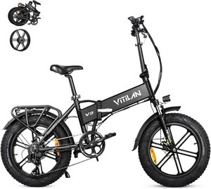 Vitilan E Bike Herren Elektrofahrräder-Ebike mit 48V 13Ah Batterie 20 * 4.0 ZOLL - Bild 1 von 22