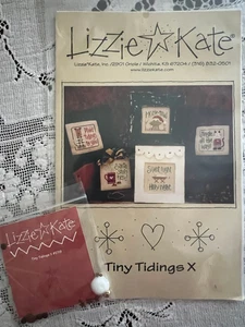 Lizzie Kate-Tiny Tidings X Chart and Embellishment Pack - Picture 1 of 3