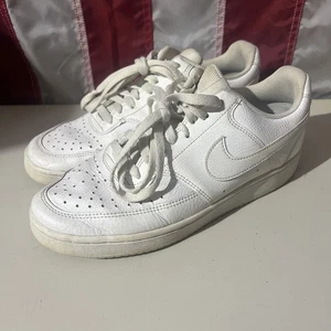 Used Woman’s White Nike Air Force 1 Size W9 AF1 - Picture 1 of 13