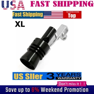 Universal Turbo Sound Exhaust Muffler Pipe Whistle Car Oversized Roar Maker Wegt - Picture 1 of 9