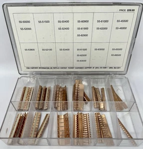 Beryllium Copper EMI/RFI Gasket Fingerstock Strips Large Assortment 30+ Pieces - Picture 1 of 3