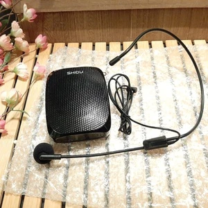 SHIDU Portable Voice Amplifier Personal Microphone Headset Rechargeable Open B - Picture 1 of 3