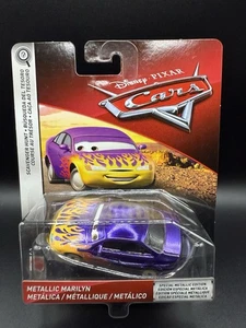Disney Pixar Cars Scavenger Hunt Metallic Marilyn Purple with Flames - Picture 1 of 2