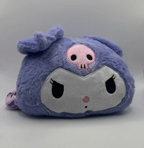 Sanrio Kuromi Hello Kitty Purple Plush Bag Crossbody Small Purse - Picture 1 of 3
