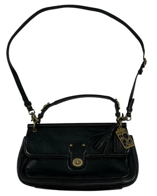 Coach City Willis 70th Anniv. Crossbody Bag Satchel Black Legacy 22062 Vermilion - Image 1 of 4