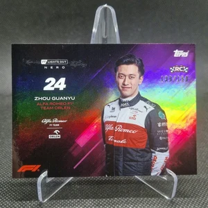 Topps Lights Out Formula 1 F1 2022 - Zhou Guanyu Alfa Romeo F1 Team Rookie/150 - Imagen 1 de 3