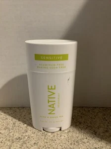 Deodorant NATIVE Aloe & Green Tea Sensitive Aluminum & Baking Soda Free 2.65oz A - Picture 1 of 2